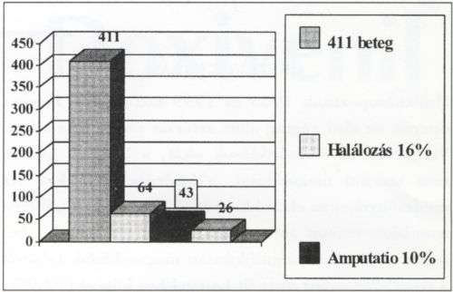 Az alsó végtag akut artériás elzáródásának kezelésével kapcsolatos tapasztalataink