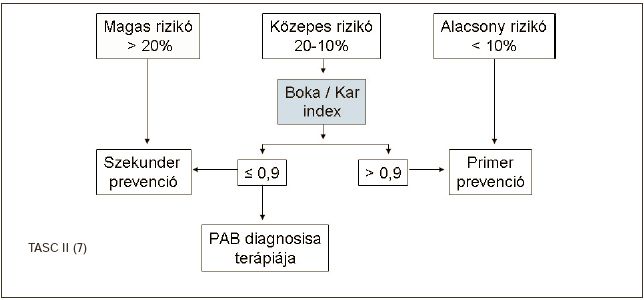 Perifériás artériás betegség (PAB) és a komplex kardiovaszkuláris prevenció