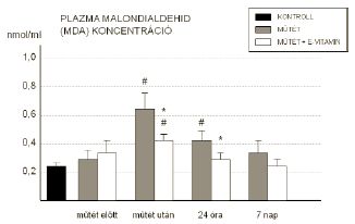 Az E-vitamin hatása a reperfúziós károsodásokra alsó végtagi rekonstruktív érműtétek során