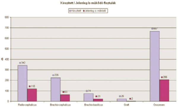 Hemodialízis-fisztulák sebészi trombektómiájának eredményei